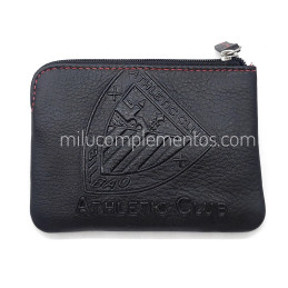 Monedero Athletic club Escudo relieve de piel