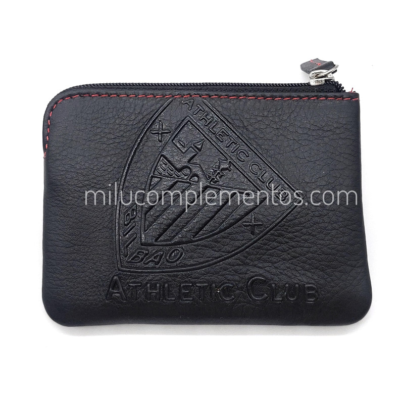 Monedero Athletic club Escudo relieve de piel