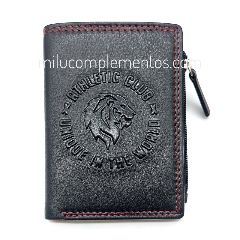 Cartera Athletic club Unique relieve de piel de hombre producto oficial