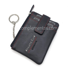 Monedero-tarjetero Athletic club Metálico de piel