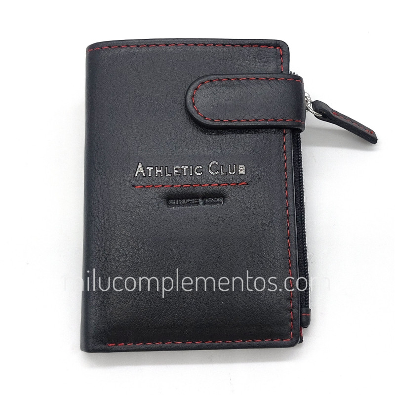 Cartera Athletic club colección Metálico de piel de caballero nueva temporada 2025 2026