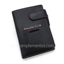 Cartera Athletic club Metálico de piel