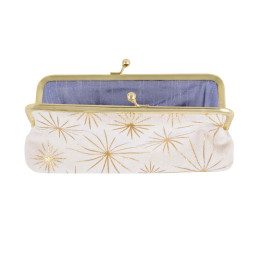 Funda para gafas Artebene terciopelo crema y dorado en tienda online