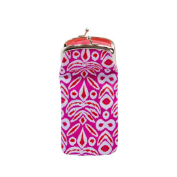 Funda para gafas étnica Artebene rosa-fucsia multicolor de seora