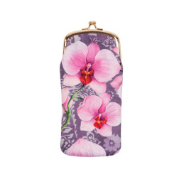 Funda para gafas marca Artebene de flores orquídeas nueva colección de señora