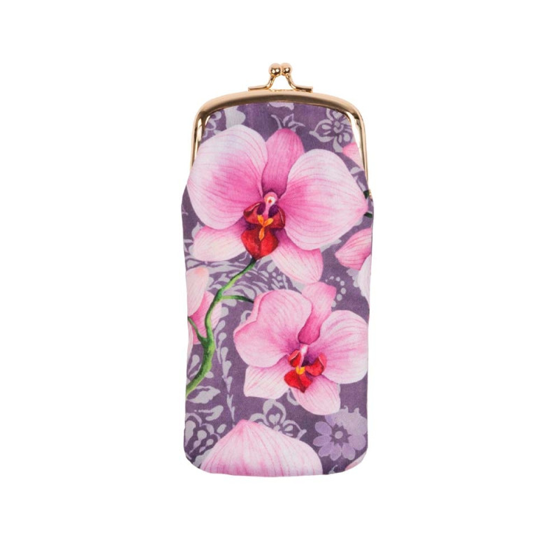 Funda para gafas marca Artebene de flores orquídeas nueva colección de señora