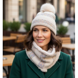 Conjunto Tantrend beige multicolor de mujer nueva temporada colección otoño-invierno 2025 2026 en tienda online