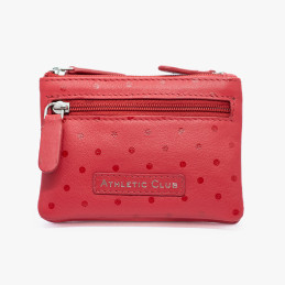 Monedero Athletic roja lunares woman de piel de mujer