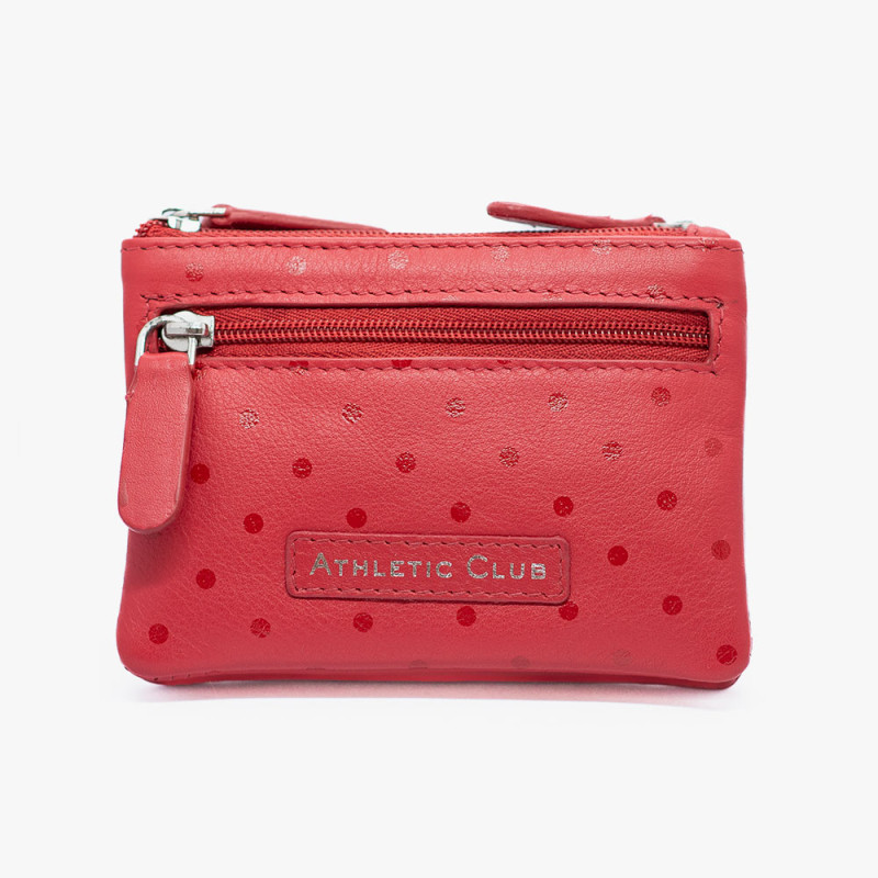 Monedero Athletic roja lunares woman de piel de mujer