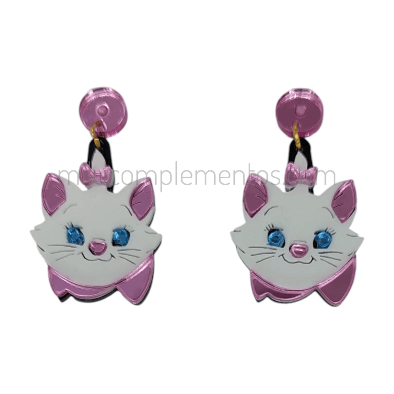 Pendientes de metacrilato MARIE efecto espejo en tienda online