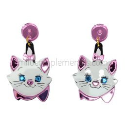 Pendientes de metacrilato MARIE efecto espejo