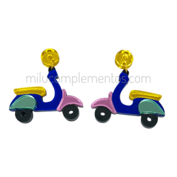 Pendientes de metacrilato...