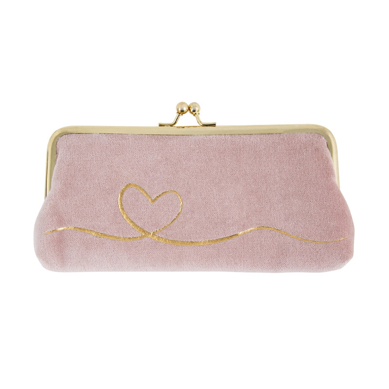 Funda gafas rosa corazón dorado Artebene 2026
