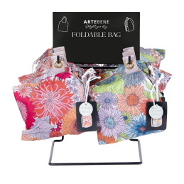 Mochila Plegable Artebene – Floral Vintage Rojo