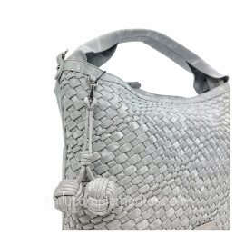 Bolso Hobo Caramelo – Colección Narda Perla detalle