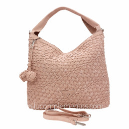 Bolso Hobo Caramelo – Colección Narda Nude doble correa