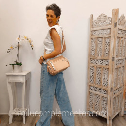 Bolso de Hombro Caramelo – Colección Nora Nude primavera 2026
