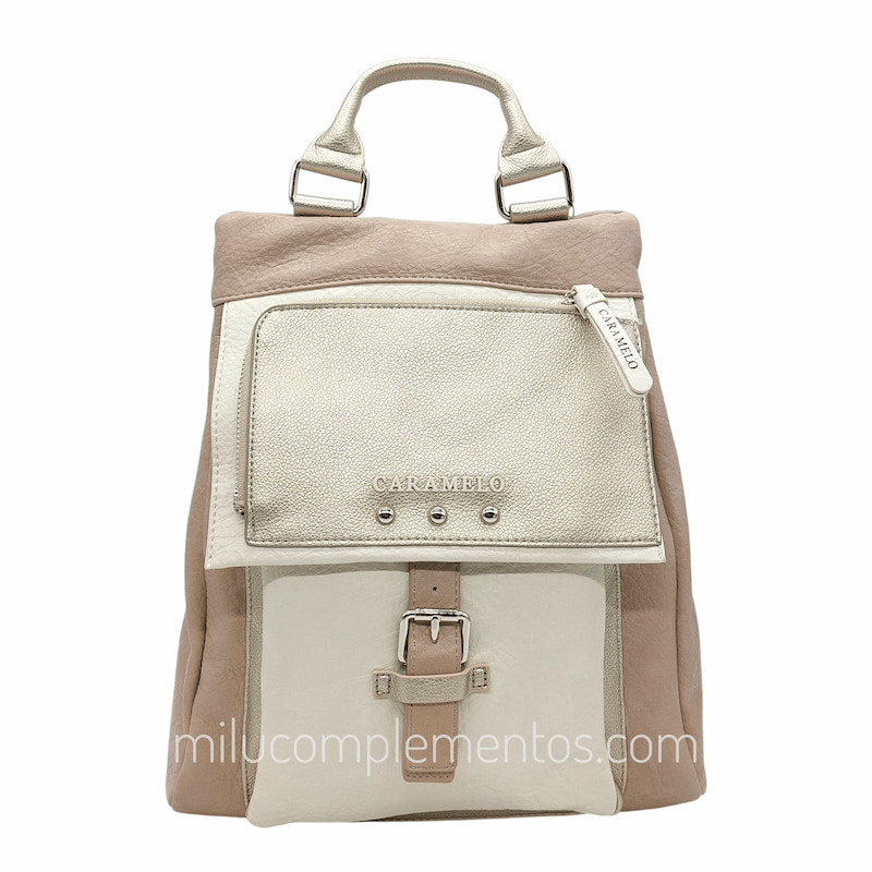 Mochila Seguridad Caramelo – Colección Neida Camel primavera verano