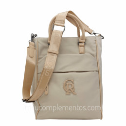 Mochila-bolso Caramelo – Colección Narell Beige verano 2026