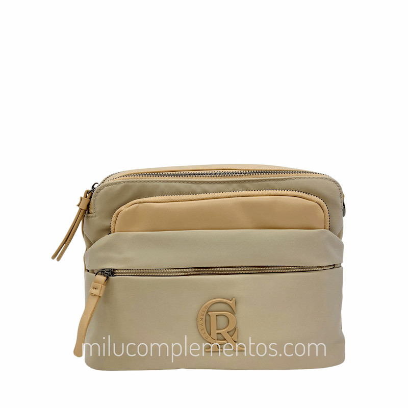 Bolso Bandolera Caramelo – Colección Narell Beige verano 2026
