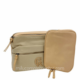 Bolso Bandolera Caramelo – Colección Narell Beige tienda online