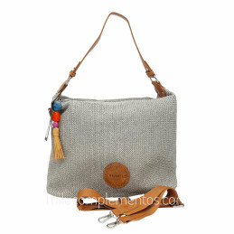Bolso Hobo Caramelo – Colección Nazaret Kaki verano 2026