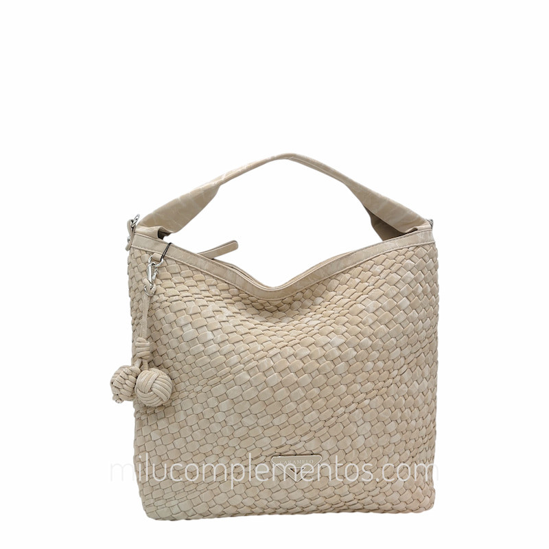 Bolso Bandolera Caramelo – Colección Narda Beige 2026 primavera