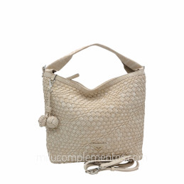 Bolso Bandolera Caramelo – Colección Narda Beige señora