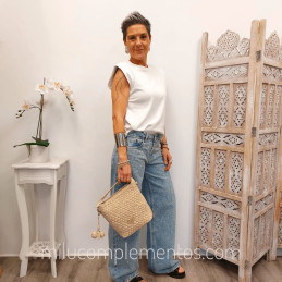 Bolso Bandolera Caramelo – Colección Narda Beige nueva temporada
