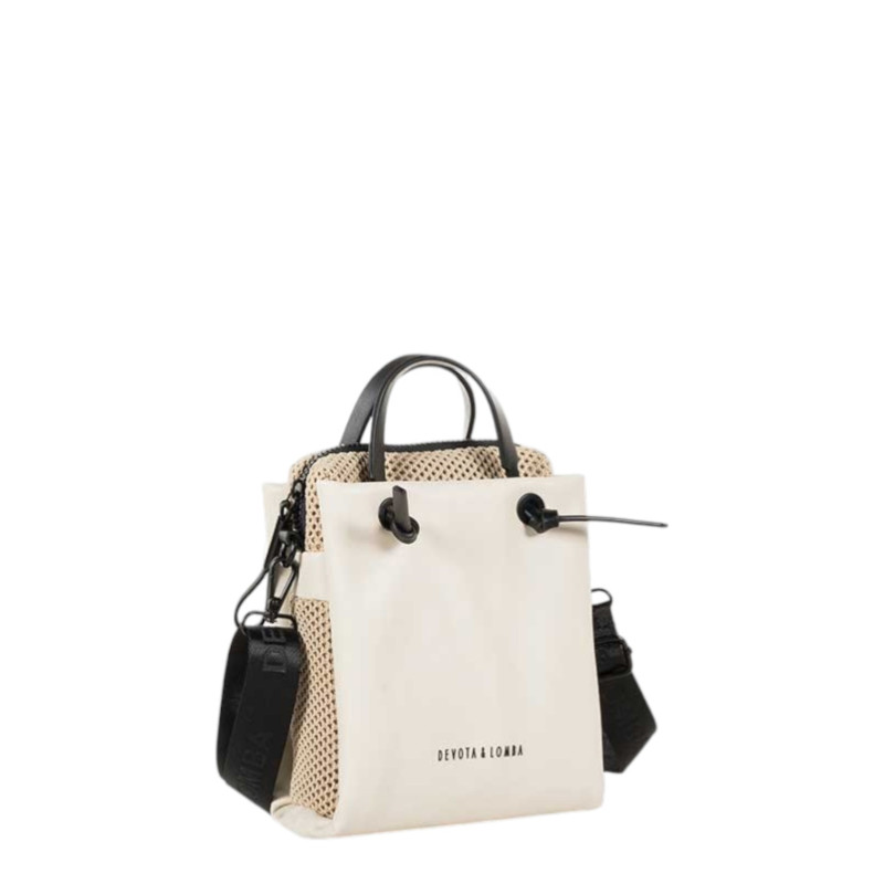 Bolso bandolera Devota & Lomba blanco roto mini