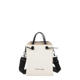 Bolso bandolera Devota & Lomba blanco roto elegante de mujer