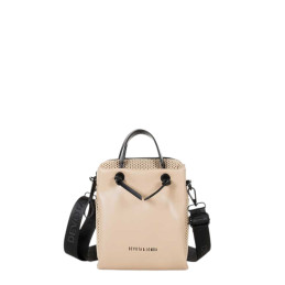 Bolso bandolera Devota & Lomba beige con bolsillos