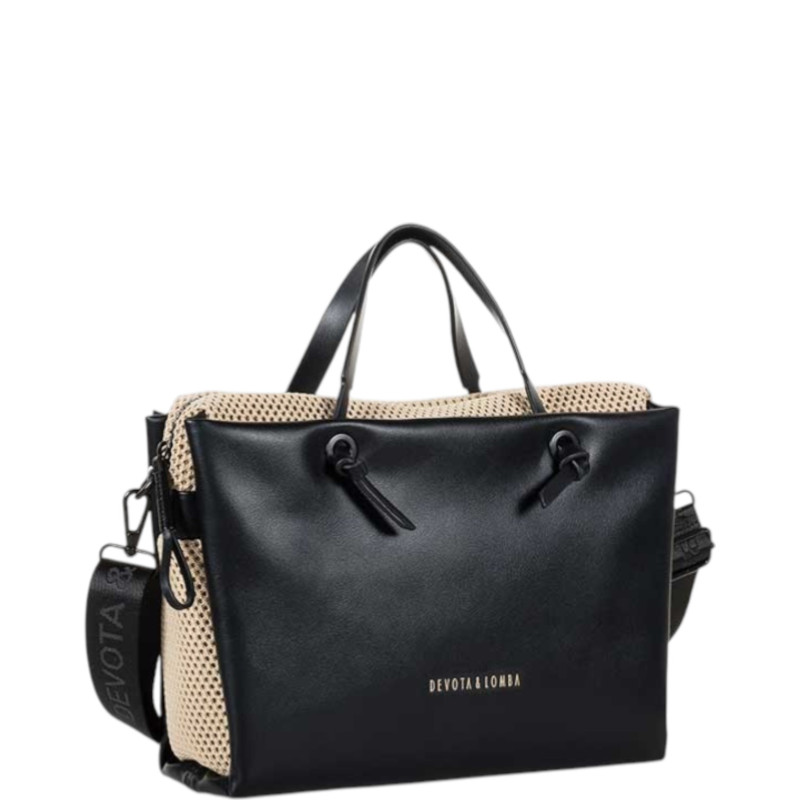 Bolso bandolera Devota & Lomba negro para regalar