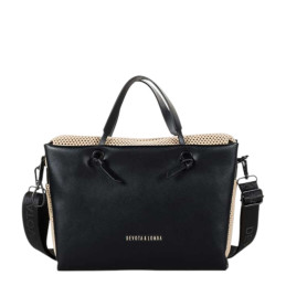 Bolso bandolera Devota & Lomba negro con bolsillos
