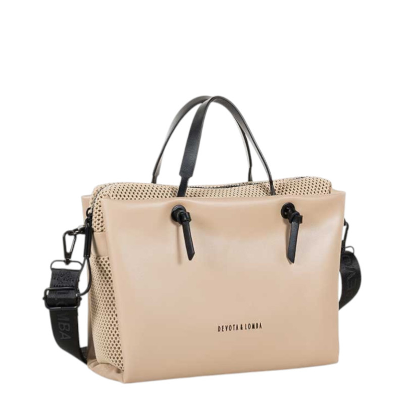 Bolso bandolera Devota & Lomba beige de calidad