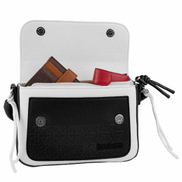 Bolso Lois Jeans negro-blanco elegante