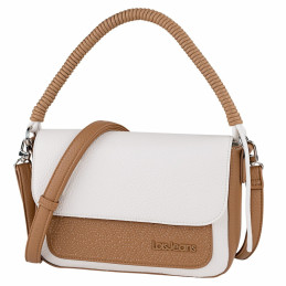 Bolso Lois Jeans marrón-blanco colección Shavanna
