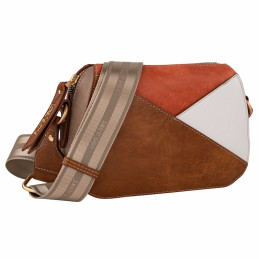 Bolso bandolera Lois Jeans marrón multicolor colección Kate