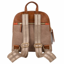 Mochila Lois Jeans marrón multicolor comoda