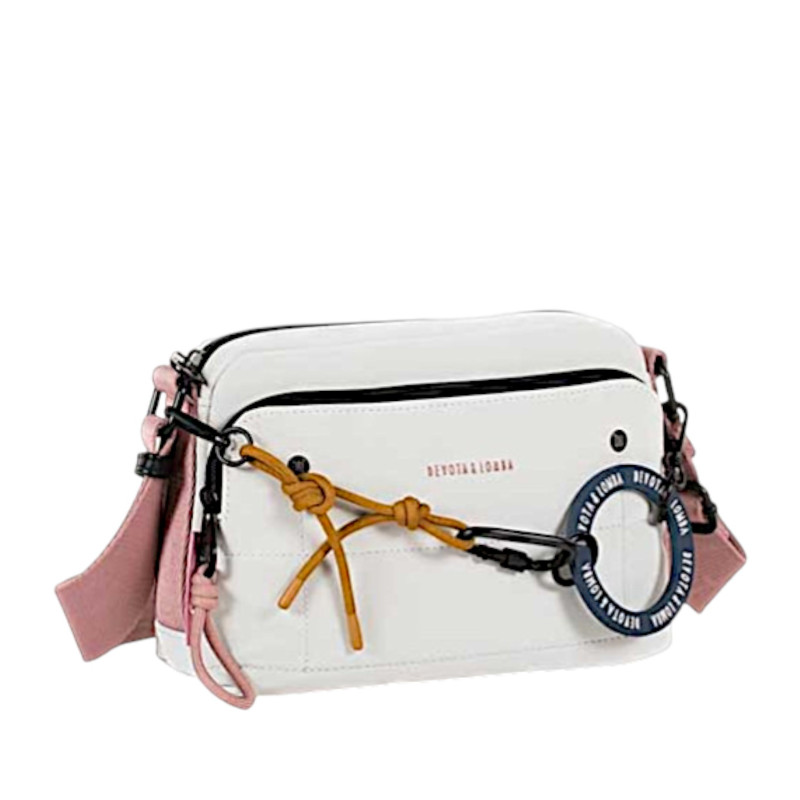 Bolso Bandolera Devota & Lomba Clim blanco roto de chica