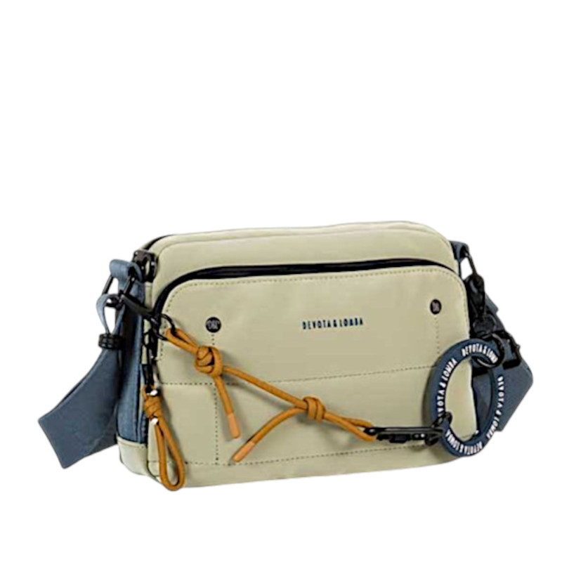 Bolso Bandolera Devota & Lomba Clim menta bolsillos cremallera