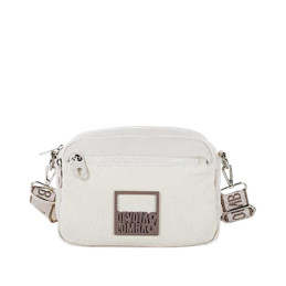 Bolso Bandolera Devota & Lomba Dune blanco perla