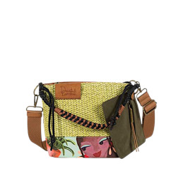 Bolso Bandolera Devota & Lomba Muse verde de calidad