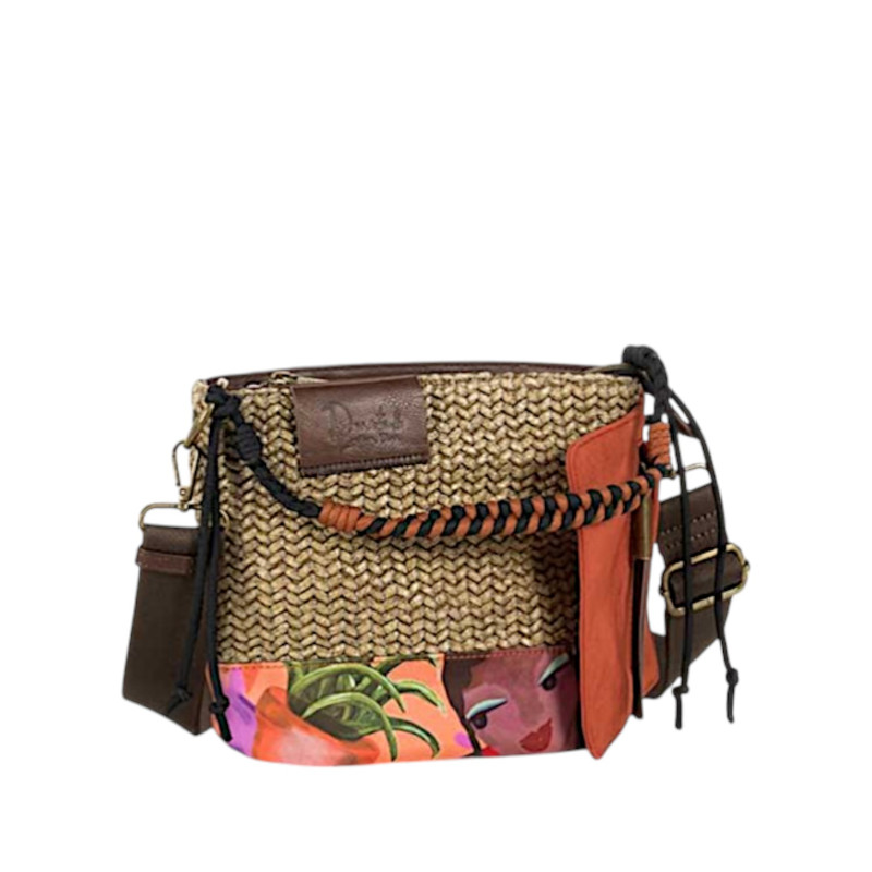 Bolso Bandolera Devota & Lomba Muse marrón paja verano 2026