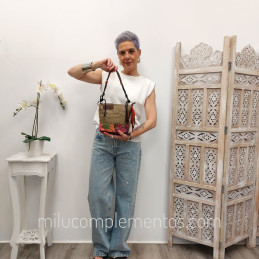 Bolso Bandolera Devota y Lomba Muse marrón mujer verano 2026
