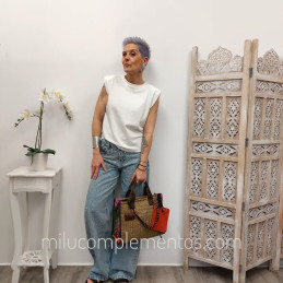 Bolso Tote/Bandolera Devota & Lomba Muse marrón nueva colección 2026