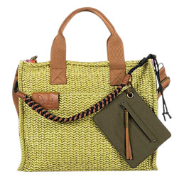 Bolso Tote/Bandolera Devota y Lomba Muse verde
