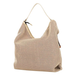Bolso Hobo/Bandolera Devota & Lomba Net taupe