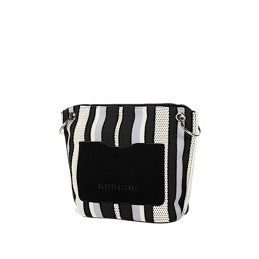 Bolso Bandolera Devota & Lomba Knit negro