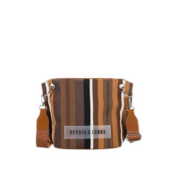 Bolso Bandolera Devota & Lomba Knit tierra primavera verano 2026